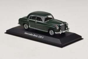 Mercedes 220 S W180 Vert Foncé Maxichamps 1:43 940033001 Métal — image 3 sur 5