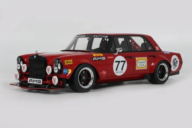 Mercedes 300 SEL W109 Red Pig S-Klub C63 S Mars Red GT Spirit 1:18 Mercedes 300 SEL W109 Red Pig S-Klub C63 S Mars Red GT Spirit 1:18 GT584 Résine