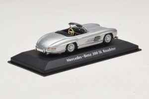 Mercedes 300 SL W198 Roadster Argent Maxichamps 1:43 940039030 Métal — image 2 sur 5