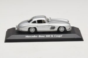 Mercedes 300 SL W198 Argent Maxichamps 1:43 940039000 Métal
