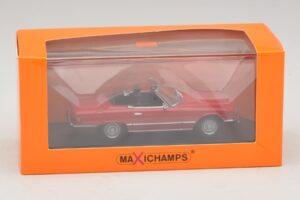 Mercedes 350 SL R107 Rouge Maxichamps 1:43 940033432 Métal — image 5 sur 5