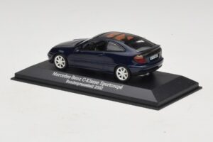 Mercedes C-Class Sportscoupe CL203 Blue Metallic Bundespressball Minichamps 1:43 MB010 Métal — image 3 sur 5