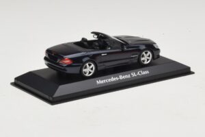 Mercedes SL R230 Bleu Métallisé Maxichamps 1:43 940037531 Métal — image 2 sur 5