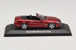 Mercedes SL R230 Rouge Métallisé Maxichamps 1:43 940037530 Métal