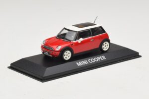 Mini Cooper S R53 Rouge Avec Toit Panoramique Minichamps 1:43 MINI024 Métal — image 2 sur 5