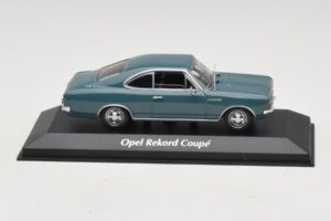 Opel Rekord C Coupé Bleu Maxichamps 1:43 940046121 Métal