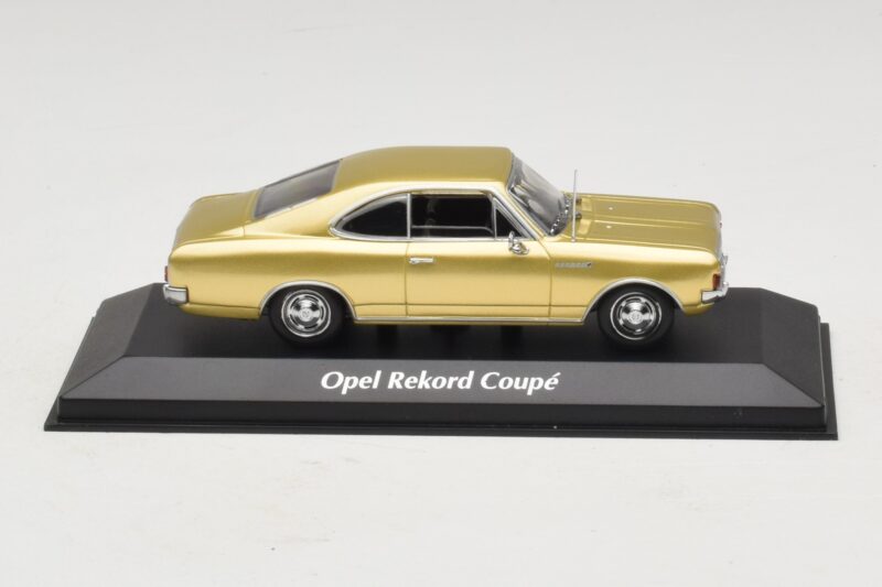 Opel Rekord C Coupé Or Maxichamps 1:43 940046120 Métal