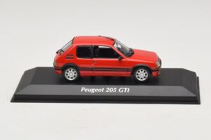 Peugeot 205 GTi Rouge Maxichamps 1:43 940112300 Métal