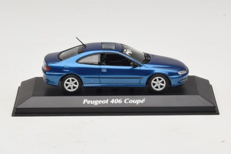 Peugeot 406 Coupé Bleu Métallisé Maxichamps 1:43 940112620 Métal