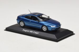Peugeot 406 Coupé Bleu Métallisé Maxichamps 1:43 940112620 Métal — image 3 sur 5