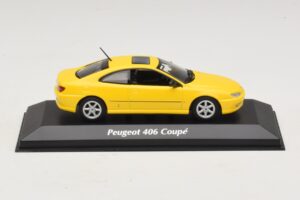 Peugeot 406 Coupé Jaune Maxichamps 1:43 940112621 Métal