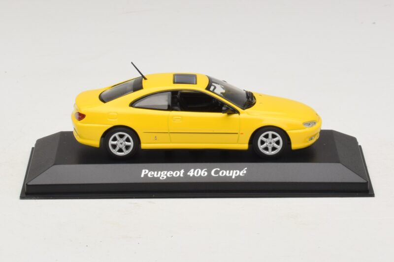 Peugeot 406 Coupé Jaune Maxichamps 1:43 Peugeot 406 Coupé Jaune Maxichamps 1:43 940112621 Métal