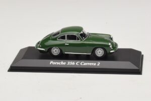 Porsche 356C Carrera 2 Vert Foncé Maxichamps 1:43 Porsche 356C Carrera 2 Vert Foncé Maxichamps 1:43 940062360 Métal
