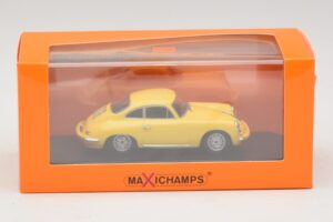 Porsche 356C Carrera 2 Jaune Maxichamps 1:43 940062361 Métal — image 5 sur 5