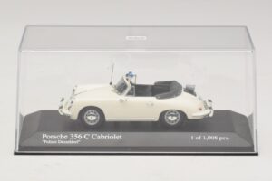 Porsche 356C Cabriolet Polizei Dusseldorf Minichamps 1:43 430062391 Métal — image 4 sur 5