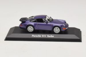Porsche 911 964 Turbo Violet Métallisé Maxichamps 1:43 Porsche 911 964 Turbo Violet Métallisé Maxichamps 1:43 940069100 Métal