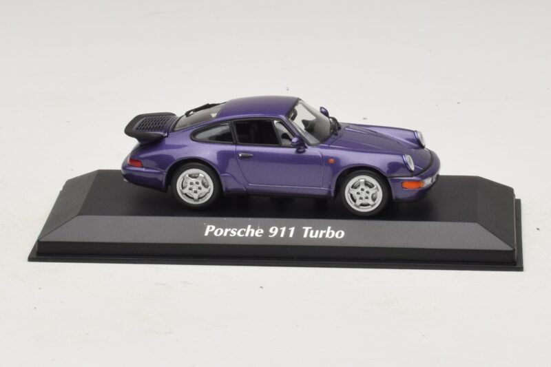 Porsche 911 964 Turbo Violet Métallisé Maxichamps 1:43 940069100 Métal