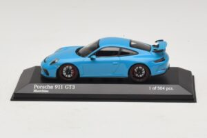 Porsche 911 991.1 GT3 Bleu Minichamps 1:43 Porsche 911 991.1 GT3 Bleu Minichamps 1:43 410066022 Métal