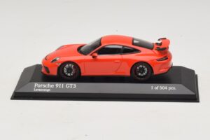 Porsche 911 991.1 GT3 Orange Minichamps 1:43 410066024 Métal