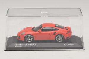 Porsche 911 991.1 Turbo S Orange Minichamps 1:43 410067171 Métal — image 4 sur 5