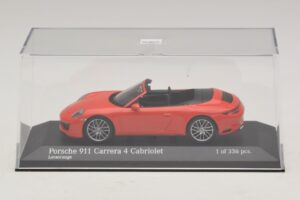 Porsche 911 991.2 Carrera 4 Cabriolet Orange Minichamps 1:43 410067231 Métal — image 4 sur 5