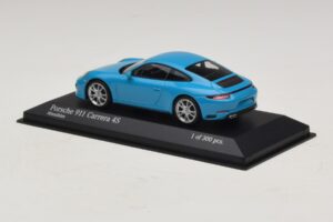 Porsche 911 991.2 Carrera 4S Bleu Minichamps 1:43 410067242 Métal — image 3 sur 5