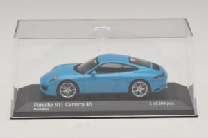Porsche 911 991.2 Carrera 4S Bleu Minichamps 1:43 410067242 Métal — image 4 sur 5