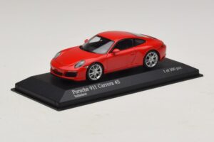Porsche 911 991.2 Carrera 4S Rouge Minichamps 1:43 410067240 Métal — image 2 sur 5