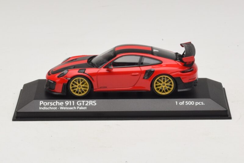Porsche 911 991.2 GT2 RS Weissach Package Rouge Minichamps 1:43 Porsche 911 991.2 GT2 RS Weissach Package Rouge Minichamps 1:43 410067221 Métal