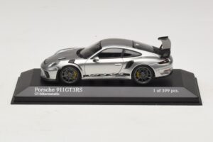 Porsche 911 991.2 GT3 RS Argent Minichamps 1:43 Porsche 911 991.2 GT3 RS Argent Minichamps 1:43 410067020 Métal