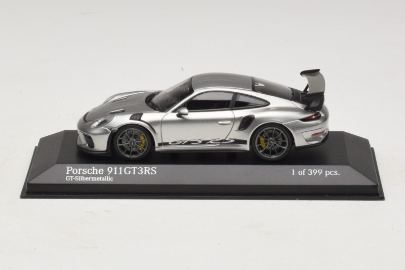 Porsche 911 991.2 GT3 RS Argent Minichamps 1:43 410067020 Métal