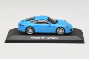 Porsche 911 991 Carrera S Bleu Maxichamps 1:43 940060220 Métal