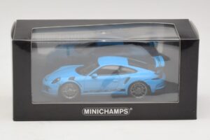 Porsche 911 991 GT3 RS Bleu Minichamps 1:43 410063222 Métal — image 5 sur 5