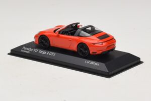 Porsche 911 991 Targa 4 GTS Orange Minichamps 1:43 410067341 Métal — image 3 sur 5