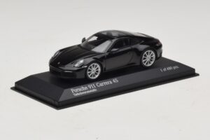 Porsche 911 992 Carrera 4S Noir Métallisé Minichamps 1:43 410069320 Métal — image 2 sur 5