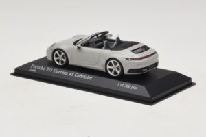 Porsche 911 992 Carrera 4S Cabriolet Gris Minichamps 1:43 410069331 Métal — image 3 sur 5