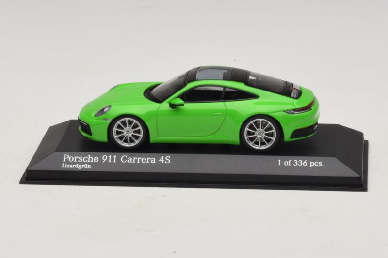 Porsche 911 992 Carrera 4S Vert Minichamps 1:43 410069322 Métal