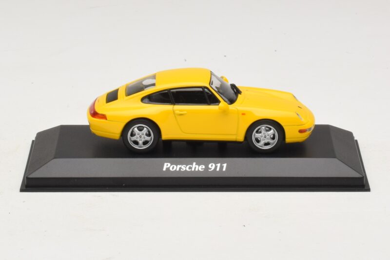 Porsche 911 993 Jaune Maxichamps 1:43 940063000 Métal