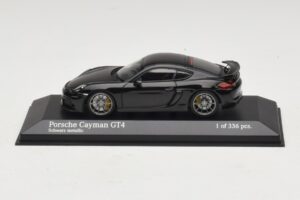 Porsche Cayman GT4 981 Black Metallic Minichamps 1:43 410066121 Métal