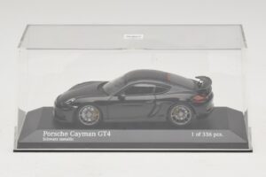 Porsche Cayman GT4 981 Black Metallic Minichamps 1:43 410066121 Métal — image 4 sur 5