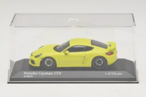 Porsche Cayman GT4 981 Vert Minichamps 1:43 410066122 Métal — image 4 sur 5