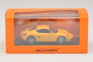 Porsche Cayman S 987 Jaune Maxichamps 1:43 940065620 Métal — image 5 sur 5