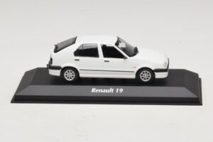 Renault 19 Blanc Maxichamps 1:43 940113700 Métal