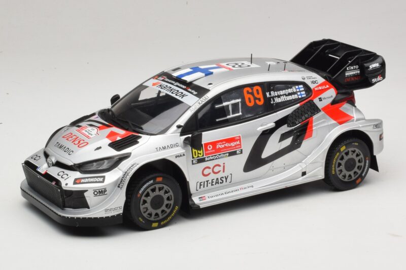 Toyota GR Yaris Rally1 #69 K. Rovanpera / J. Halttunen Rally Portugal 2025 IXO 1:18 18RMC250B Métal