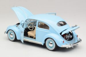 Volkswagen Coccinelle Bleu Bburago 1:18 3381 Métal — image 5 sur 8