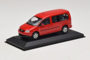 Volkswagen Caddy 2K Bus Rouge Minichamps 1:43 CADDY009 Métal — image 2 sur 5