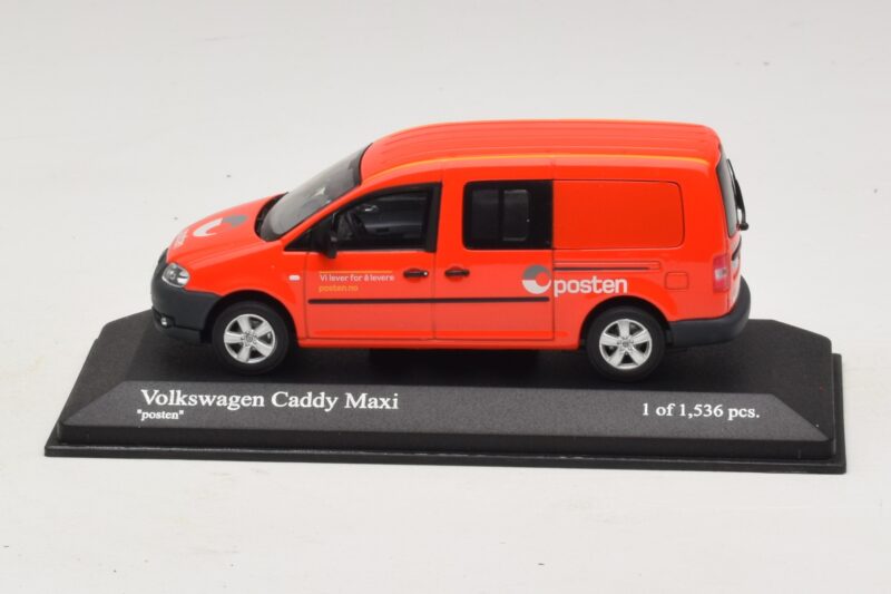 Volkswagen Caddy Maxi Mk3 Norway Post Minichamps 1:43 403057005 Métal