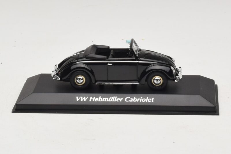 Volkswagen Hebmuller Cabriolet Noir Maxichamps 1:43 940052130 Métal