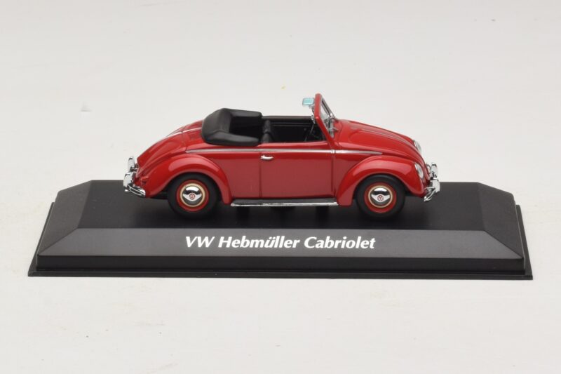 Volkswagen Hebmuller Cabriolet Rouge Maxichamps 1:43 940052131 Métal