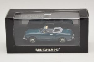 Volkswagen Karmann Ghia Cabriolet Bleu Foncé Minichamps 1:43 GHIA001 Métal — image 5 sur 5